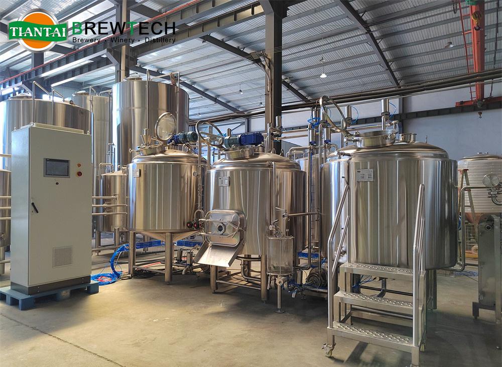 Brew non alcohol beer with Tiantai micro brewery equipment