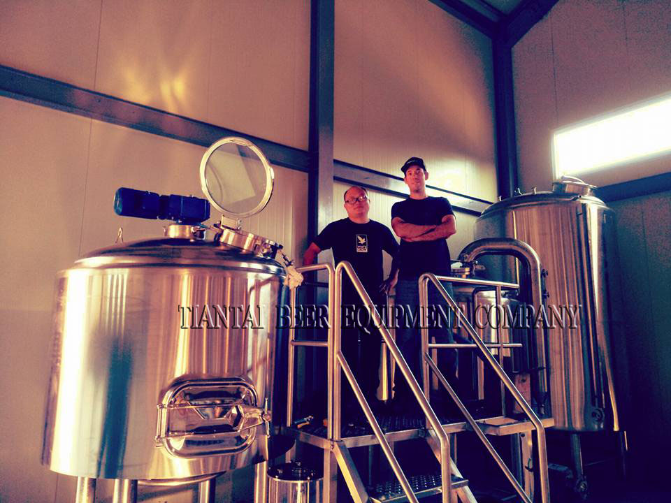 <b>Another 1000L Korea beer brewery system installation</b>