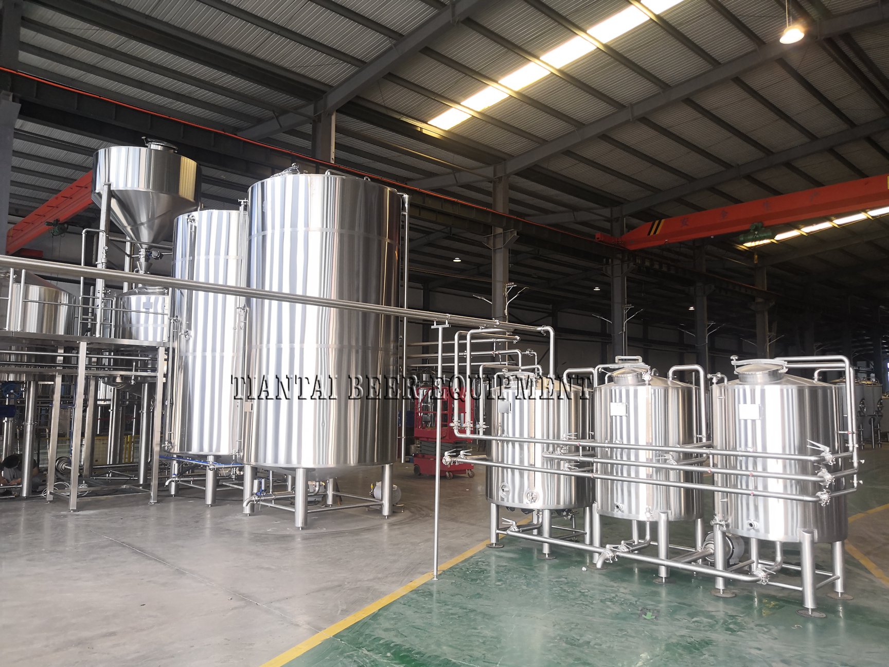 <b>5000L brewery equipment designed by TIA</b>