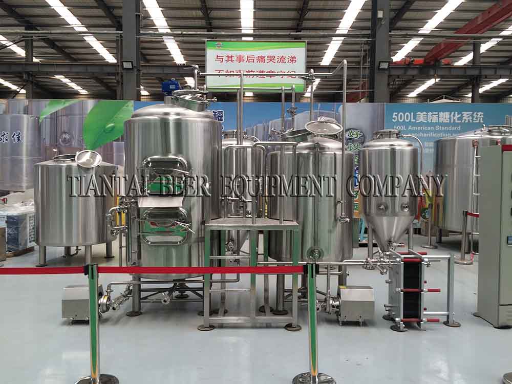 <b>500L electric heating beer brewing equipment</b>