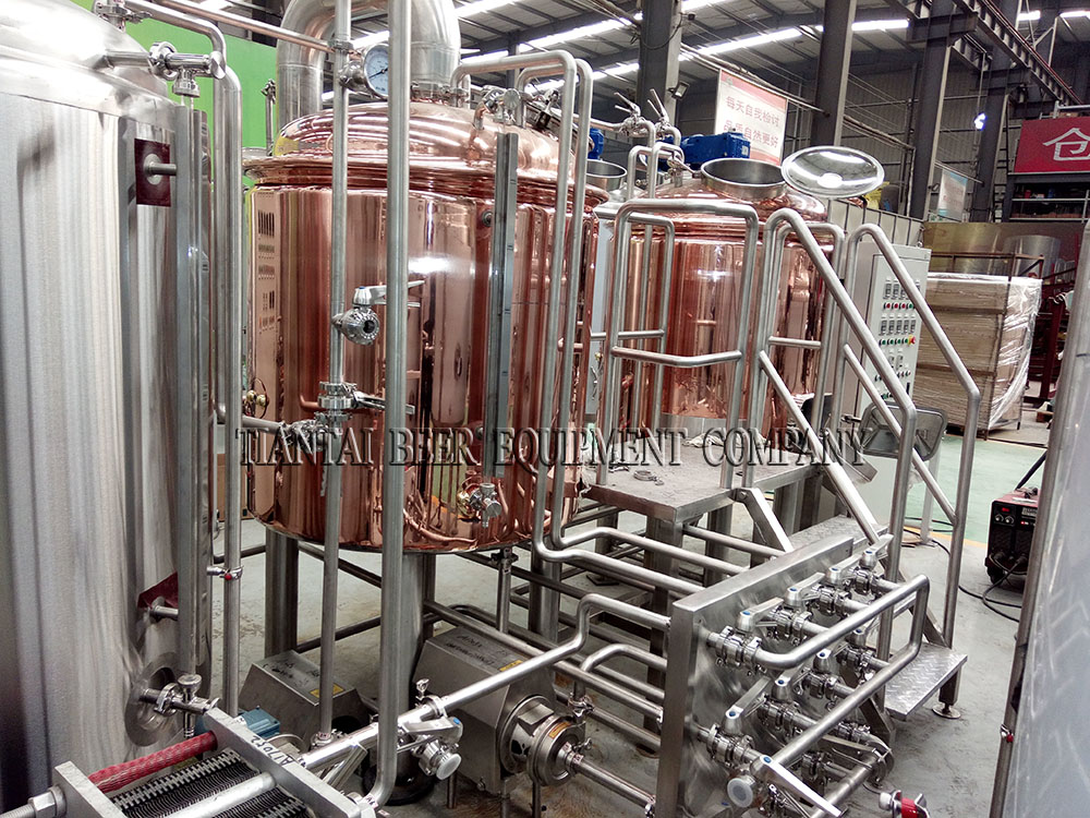 500L copper brewhouse