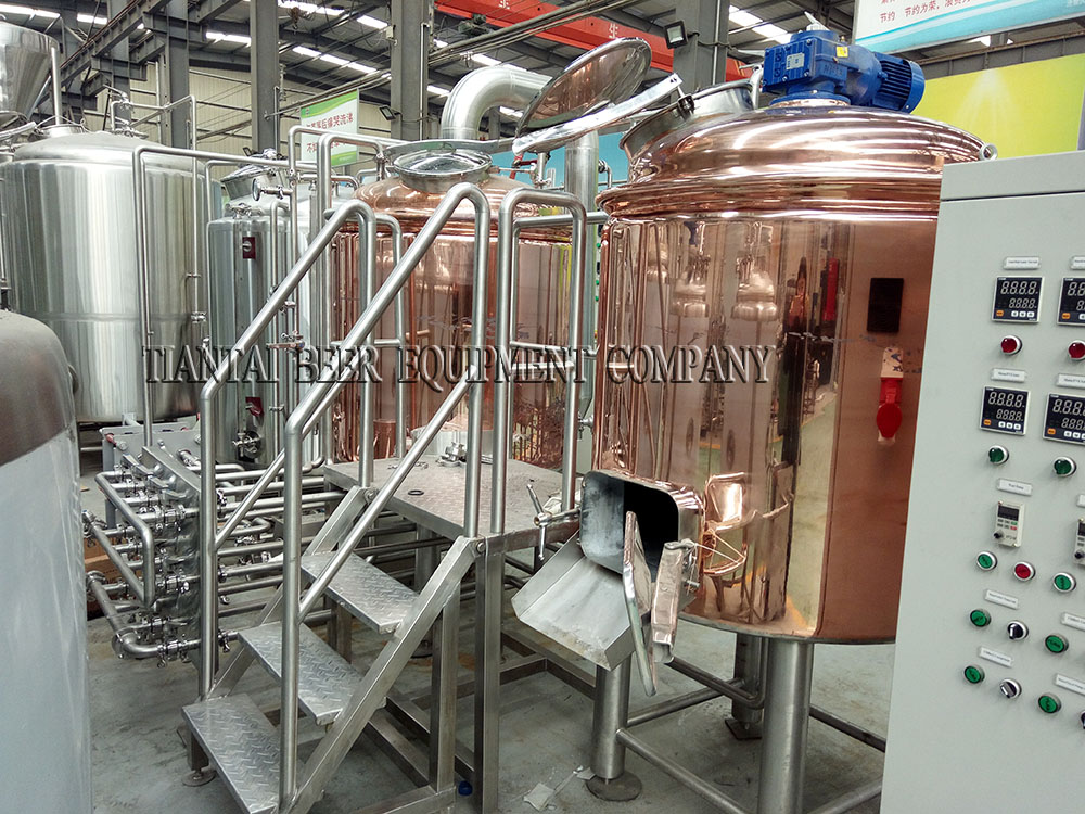 500L copper brewhouse