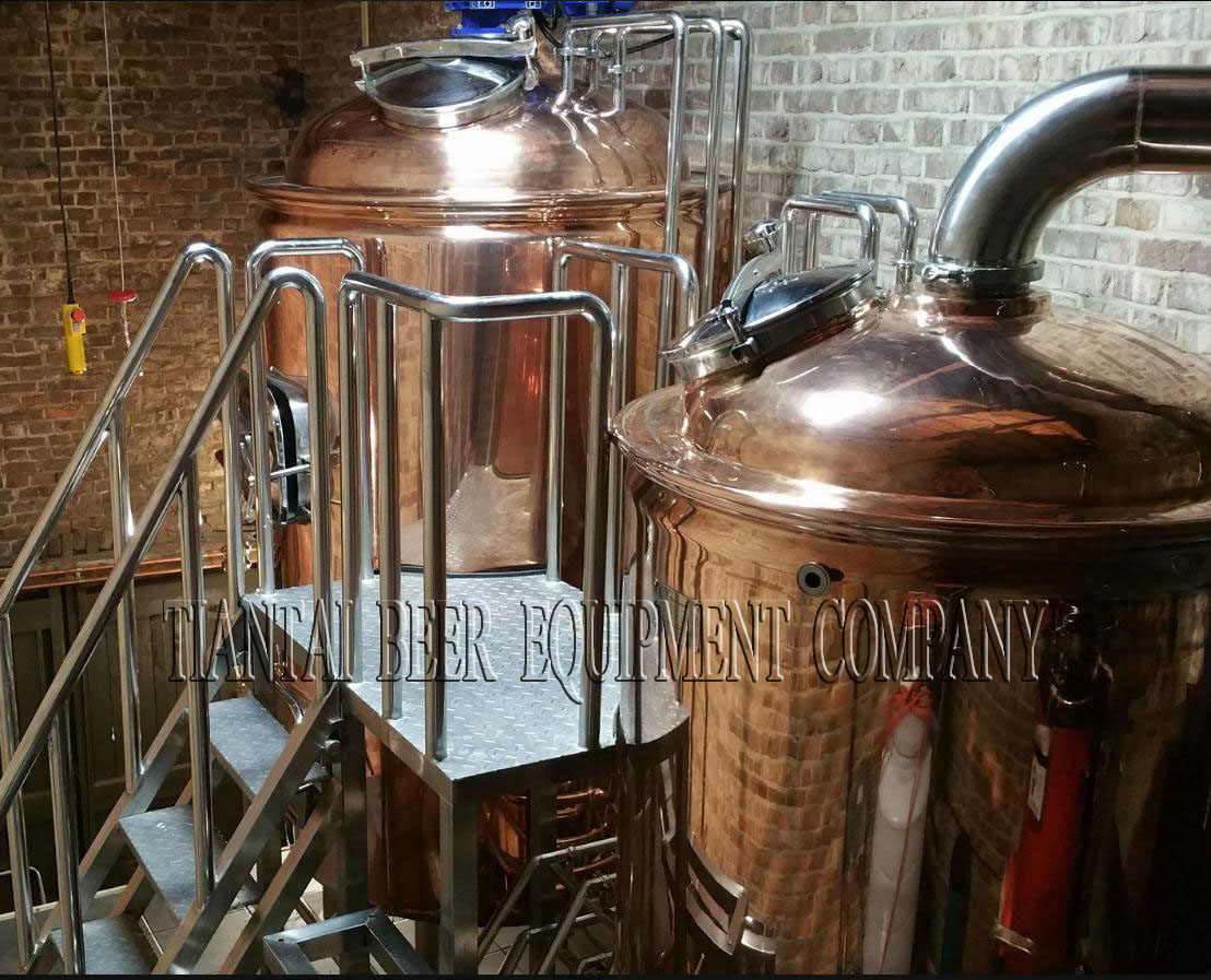 installed brewhouse