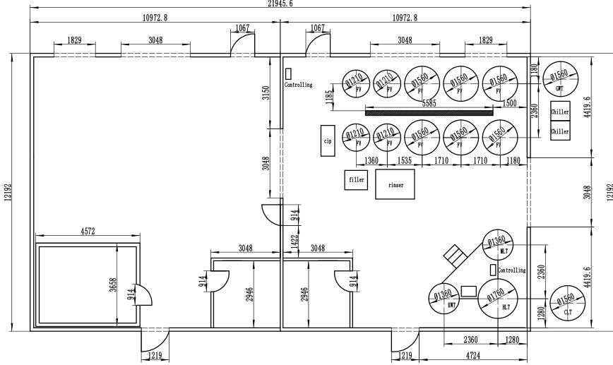 brewery layout