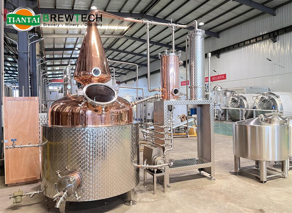 What is Tiantai Company Distillery Equipment for Rose Hydrosol?