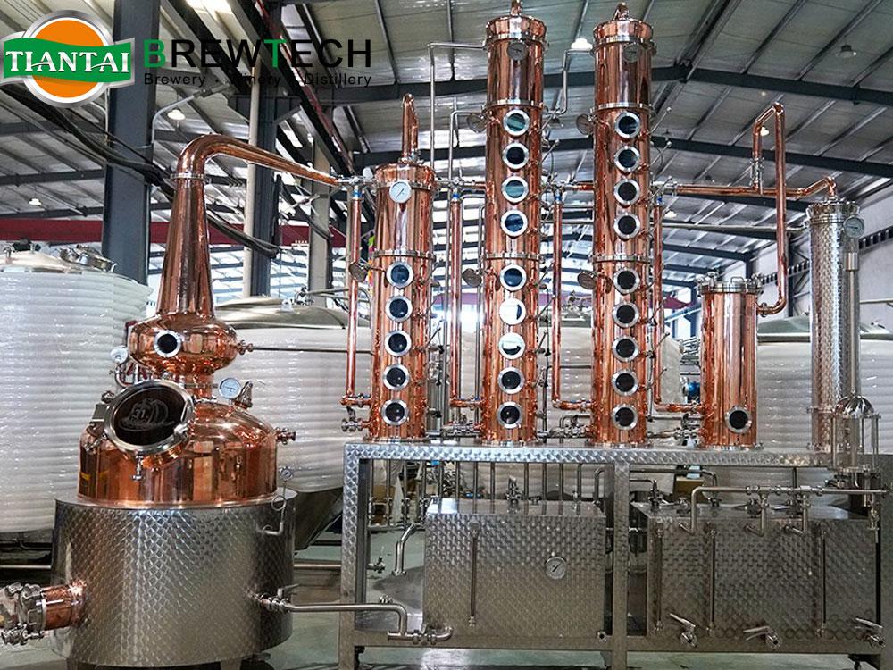 <b>Distillation process by TIANTAI Distillery</b>