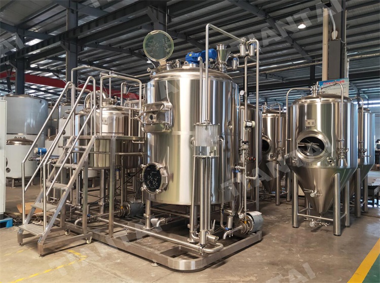 Combined Three Vessel 1000L Brewhouse | TIANTAI® 1-200hl Micro Beer ...