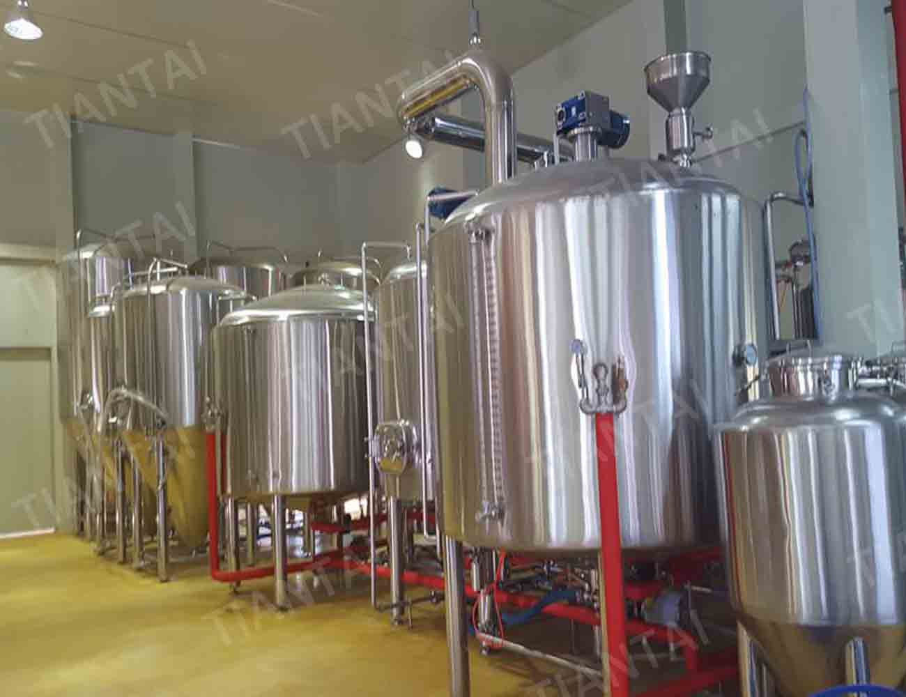 3000L Craft brewery plant in Korea | TIANTAI® 1-200hl Micro Beer ...